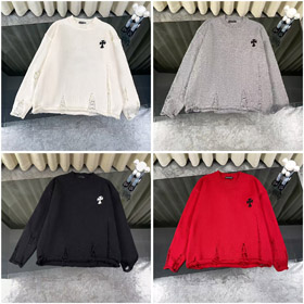 Chrome Hearts CH New Ripped Knit Sweater-5010